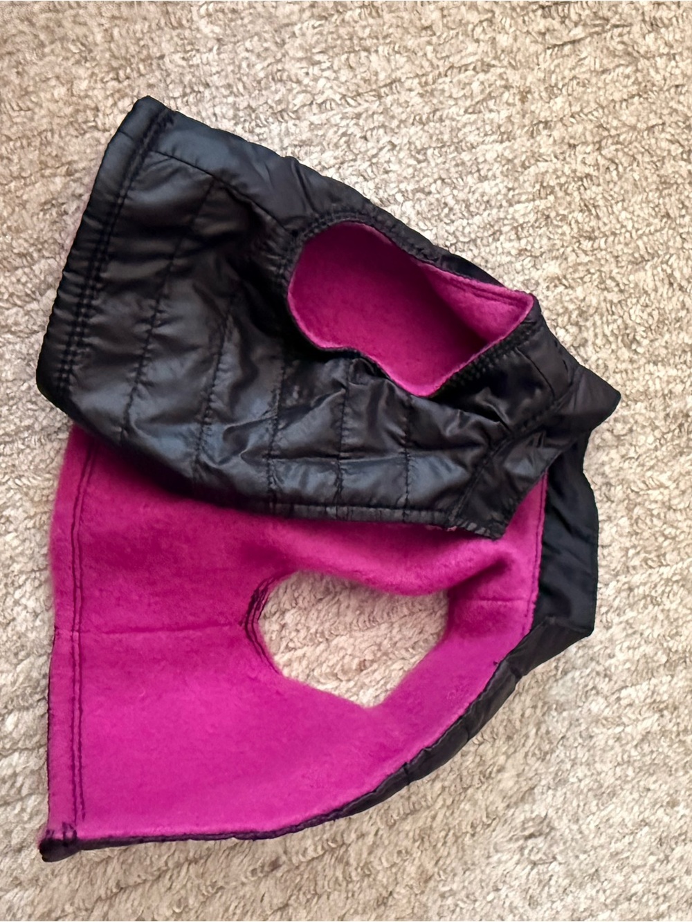 American Girl Magenta Fleece Reversible Vest